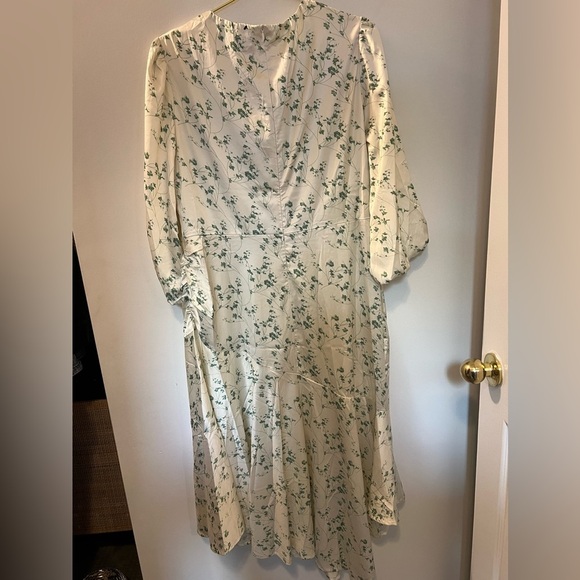 STATIC ASYMMETRICAL FLORAL PRINTED DRESS, NEW! - Picture 6 of 9